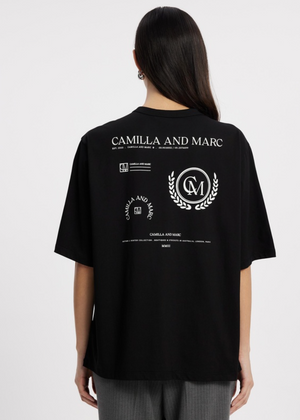 Camilla and Marc Zinnia Tee - Black