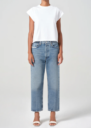 Agolde 90's Crop Mid Rise Loose Straight - Hooked
