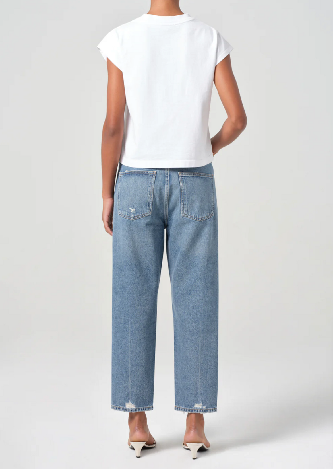 Agolde 90's Crop Mid Rise Loose Straight - Hooked
