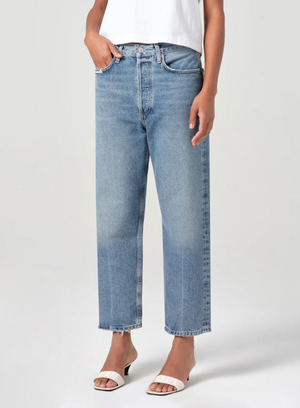 Agolde 90's Crop Mid Rise Loose Straight - Hooked