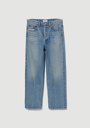 Agolde 90's Crop Mid Rise Loose Straight - Hooked