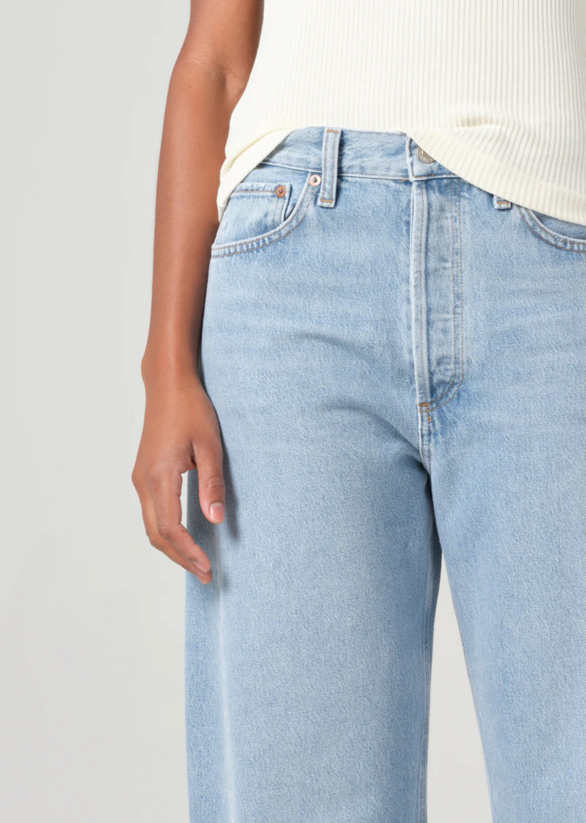 Agolde Luna Pieced Jean - Void
