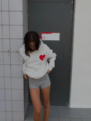 SSaint Grey Heart Hoodie - PRE ORDER