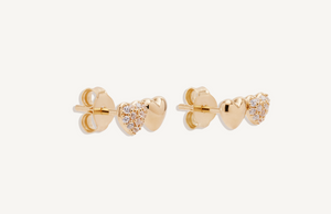 By Charlotte 18k Gold Vermeil Always By Your Side Stud Earrings