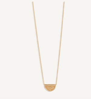 By Charlotte 18k Gold Vermeil Blooming Together Lotus Necklace