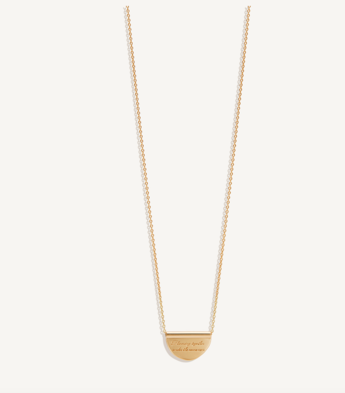 By Charlotte 18k Gold Vermeil Blooming Together Lotus Necklace