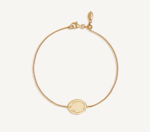 By Charlotte 18k Gold Vermeil Love You to the Moon and Back Bracelet