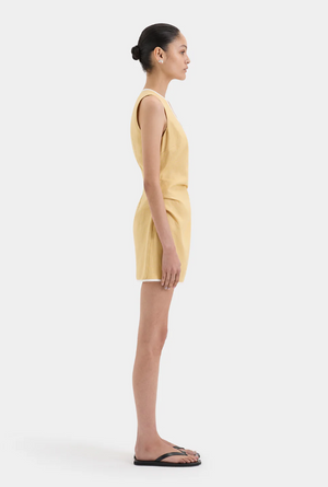 SIR. Carlotta Wrap Mini Dress - Raffia