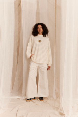 Kinga Csilla Canto Striped Knit Jumper
