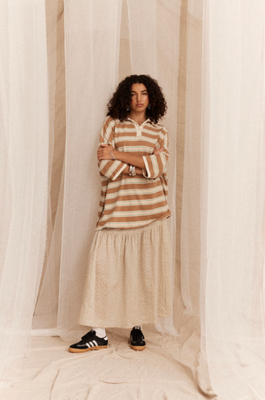 Kinga Csilla Lago Striped Rugby Jumper
