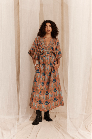 Kinga Csilla Tulita Fiore Maxi Dress