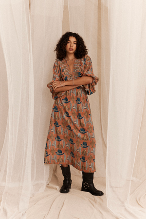 Kinga Csilla Tulita Fiore Maxi Dress