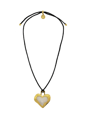 Mountain & Moon Olympia Necklace - Gold