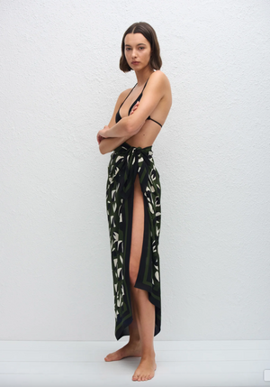 Matteau Silk Sarong - Agave