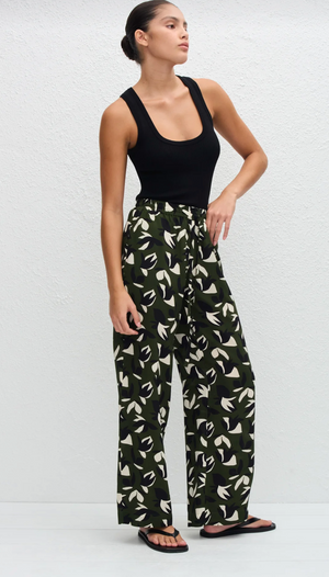 Matteau Drawstring Trouser - Agave
