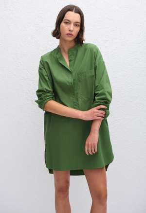 Matteau Popover Mini Shirt Dress - Cactus