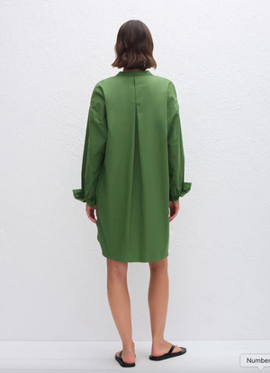 Matteau Popover Mini Shirt Dress - Cactus