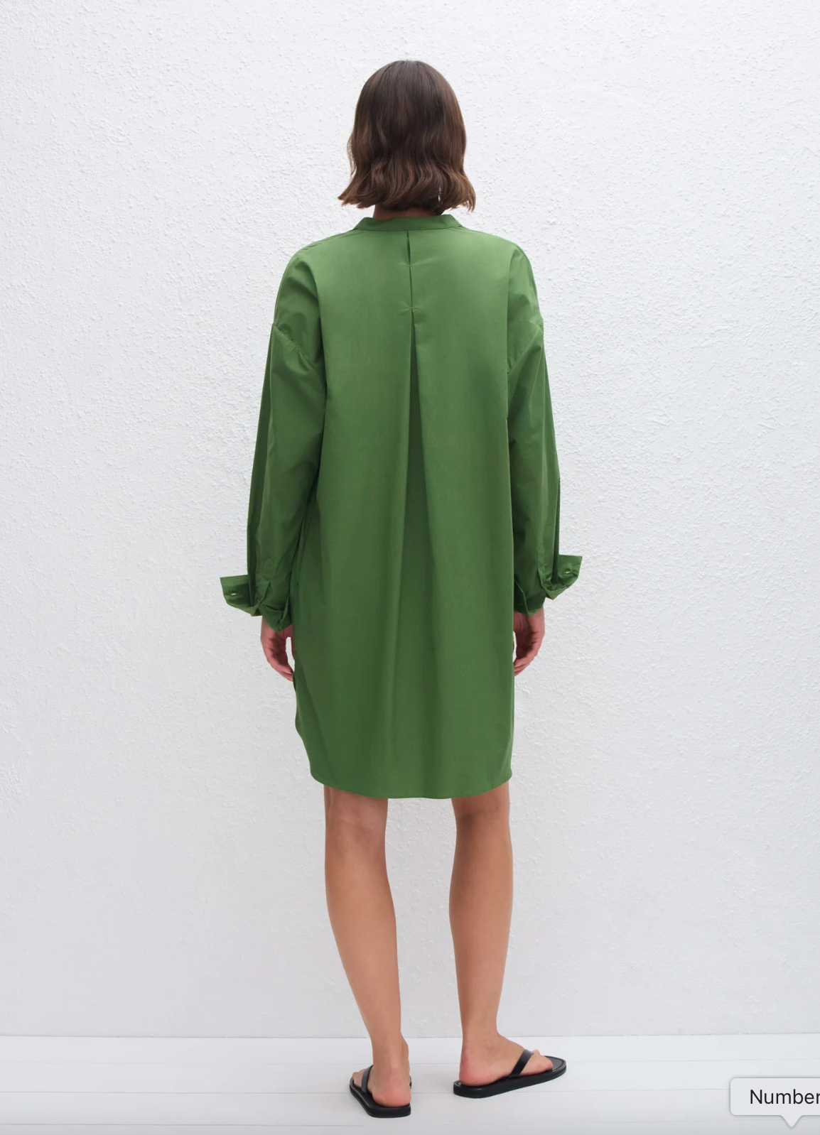 Matteau Popover Mini Shirt Dress - Cactus