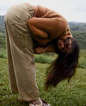 Nagnata Vegetable Dye Utility Jean - Dull Gold