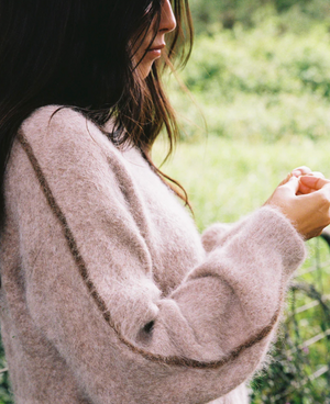 Nagnata Brushed Alpaca Sweater - Alpine