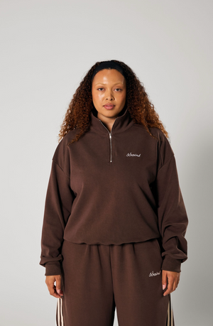 Ssaint Zip Jumper - Brown
