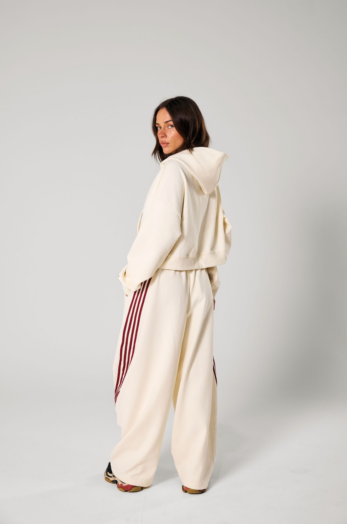 Ssaint Cropped Hoodie - Butter