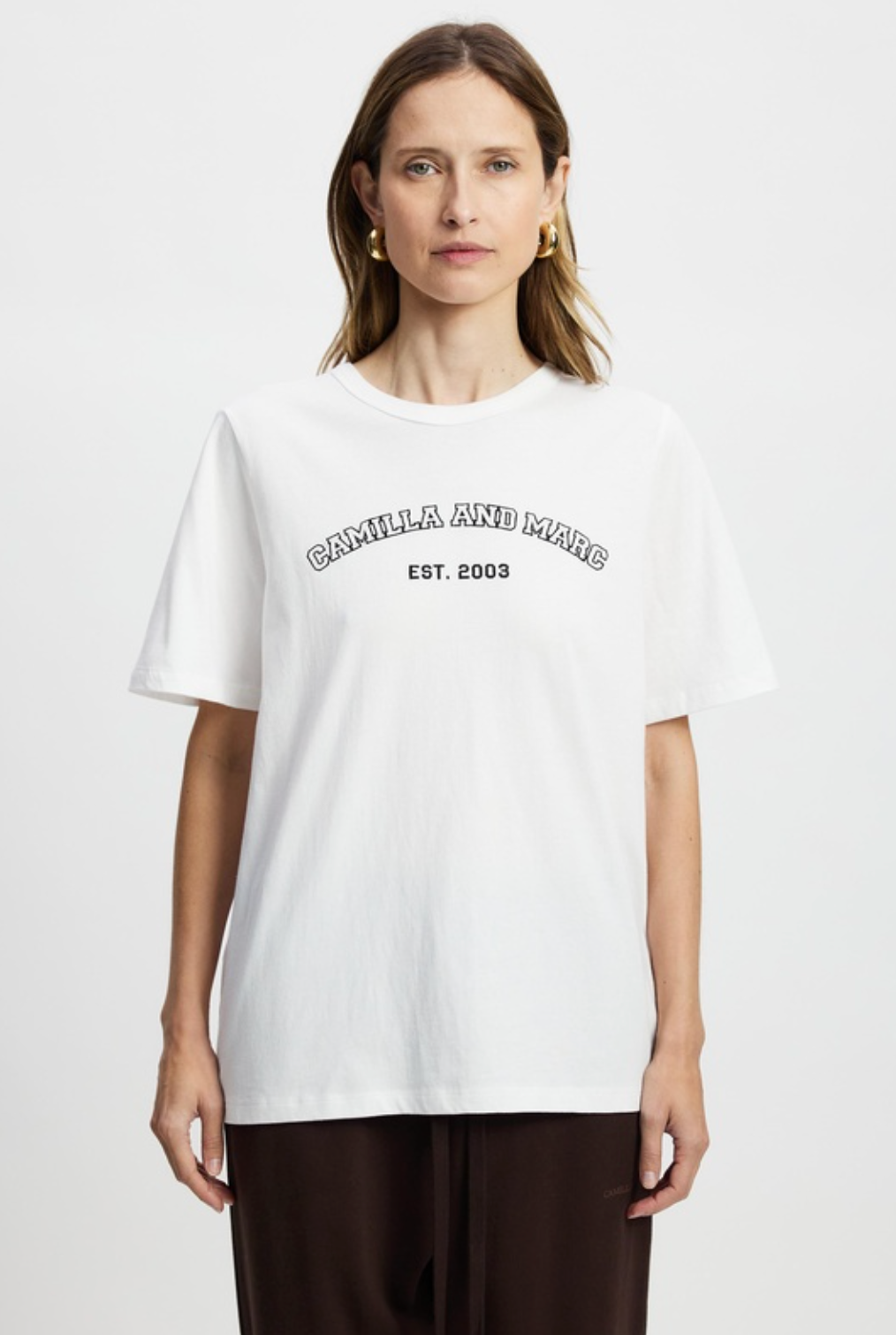 Camilla and Marc Graphic Tee - White