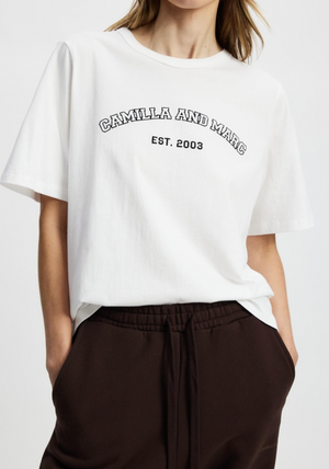 Camilla and Marc Graphic Tee - White