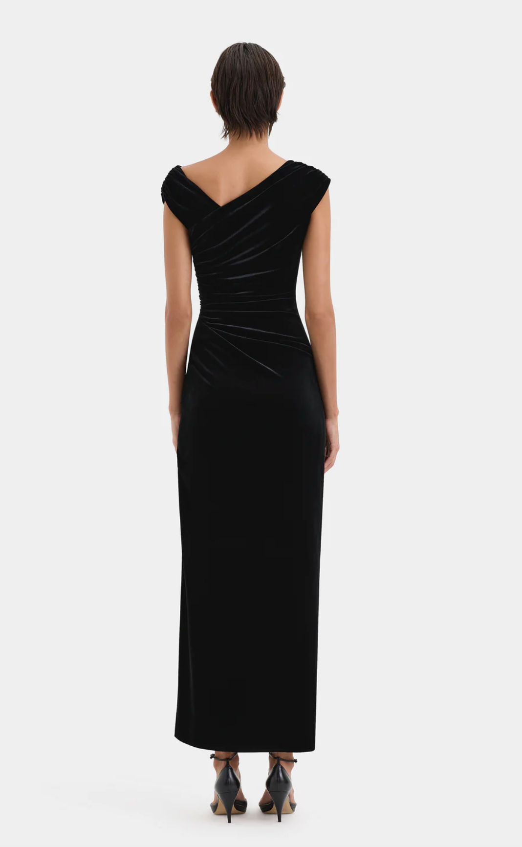 SIR. Ettore Gown - Black Velvet