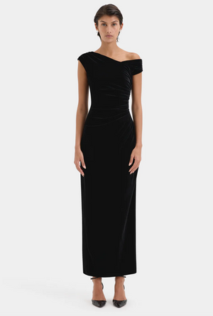SIR. Ettore Gown - Black Velvet