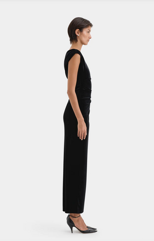 SIR. Ettore Gown - Black Velvet