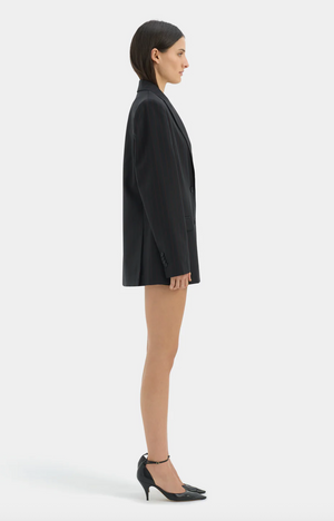 SIR. Sorrentino Blazer - Black & Red Pinstripe