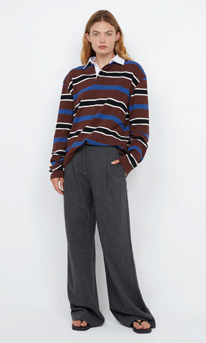 Bec and Bridge Kylo Jersey - plum/Indigo Stripe