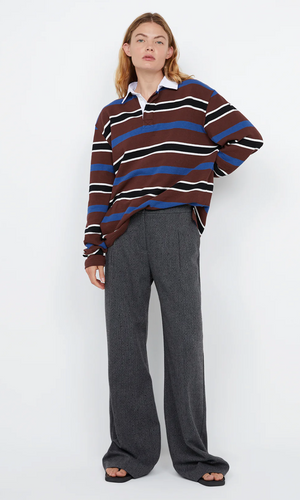 Bec and Bridge Kylo Jersey - plum/Indigo Stripe