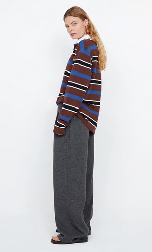 Bec and Bridge Kylo Jersey - plum/Indigo Stripe