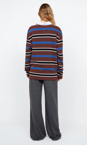 Bec and Bridge Kylo Jersey - plum/Indigo Stripe