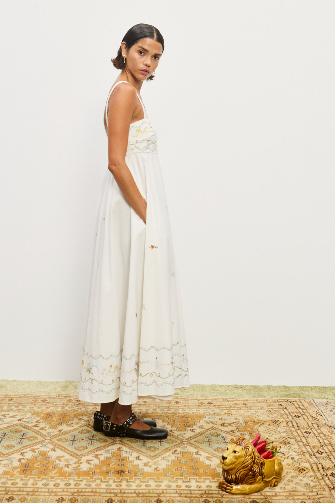 Alemais Giulia Embroidered Sundress - PRESALE