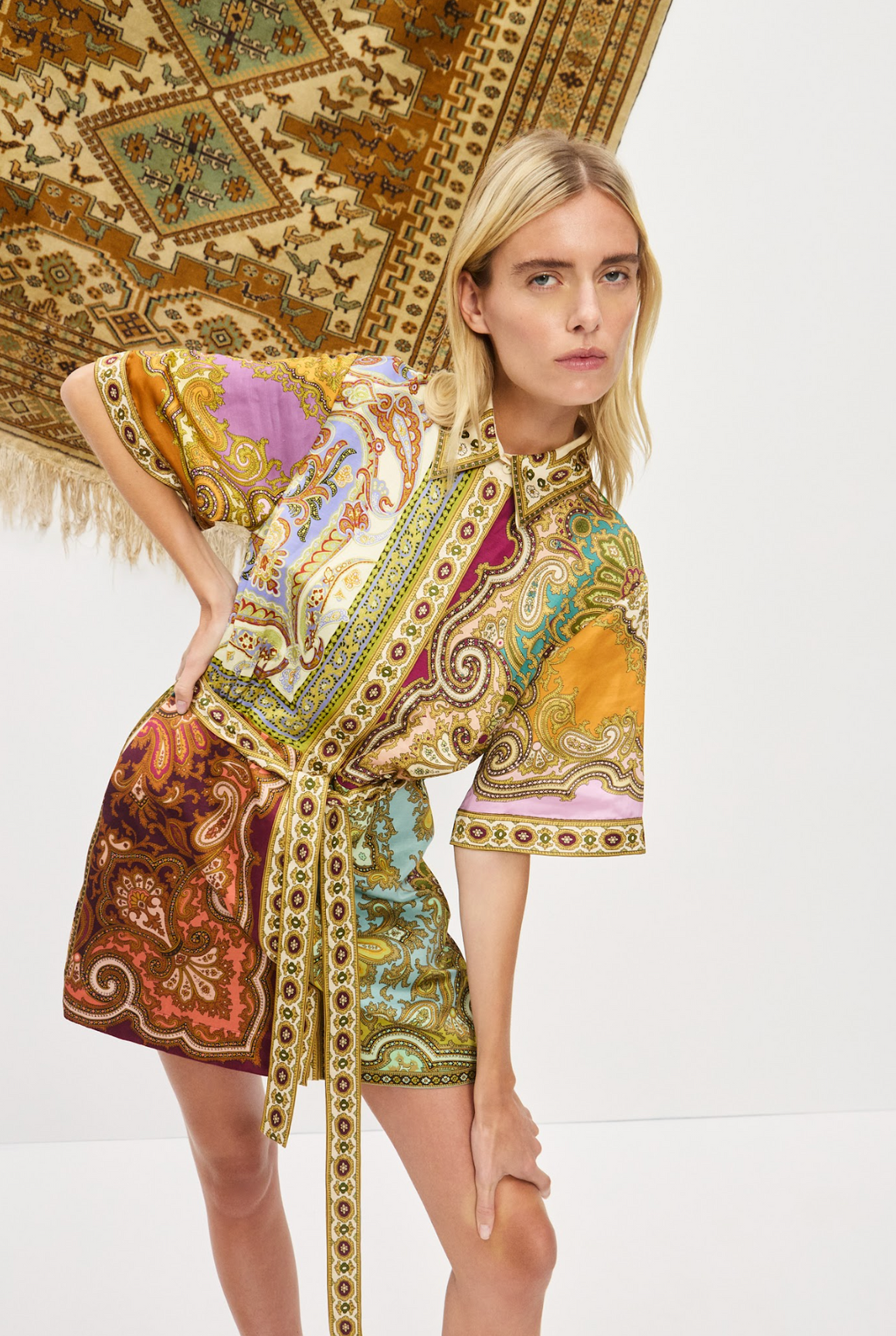 Alemais Clemenza Spliced Mini Dress - PRESALE