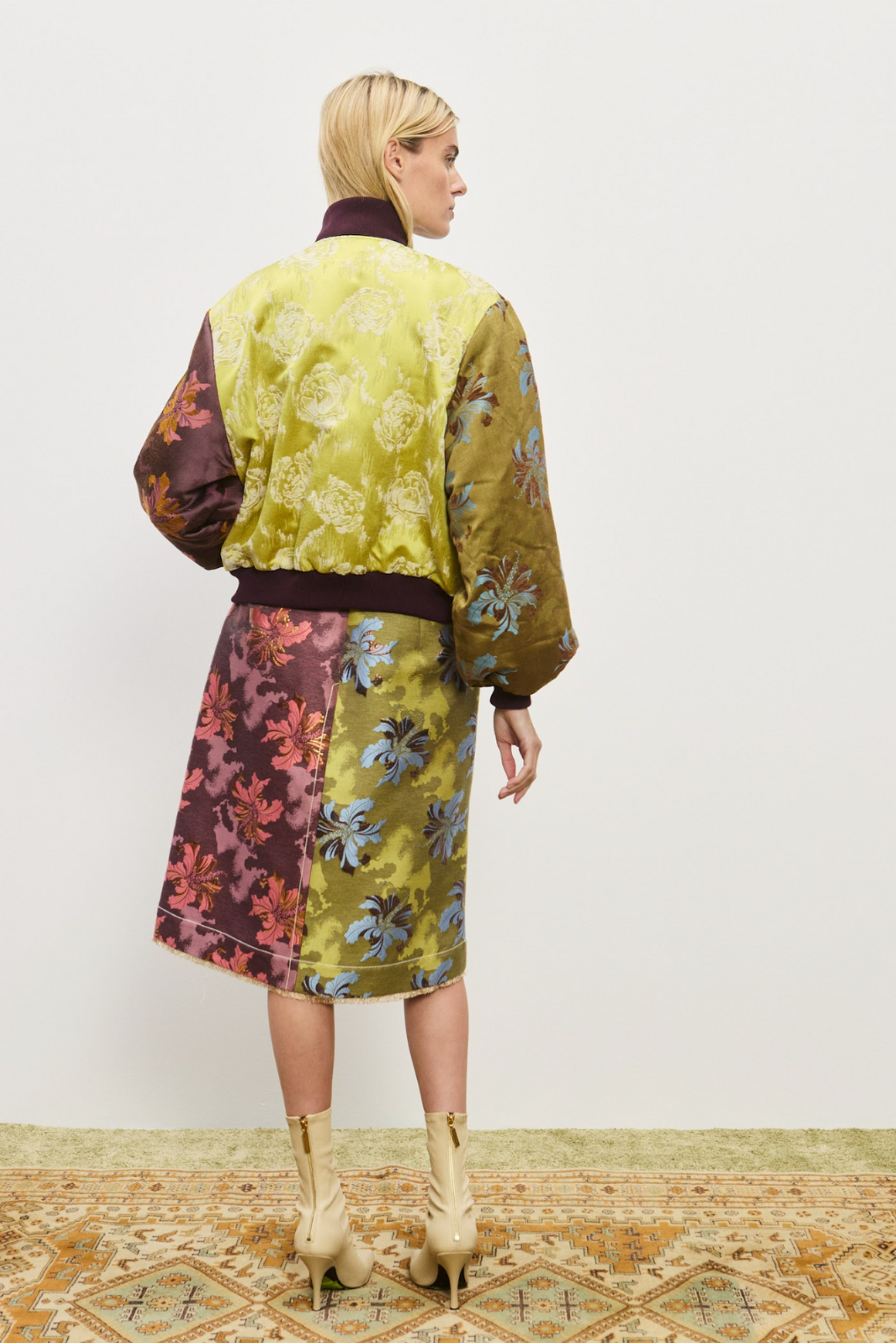 Alemais Adriana Jacquard Bomber Jacket - PRESALE