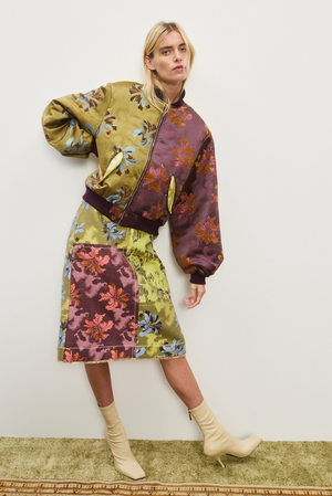 Alemais Adriana Jacquard Bomber Jacket - PRESALE