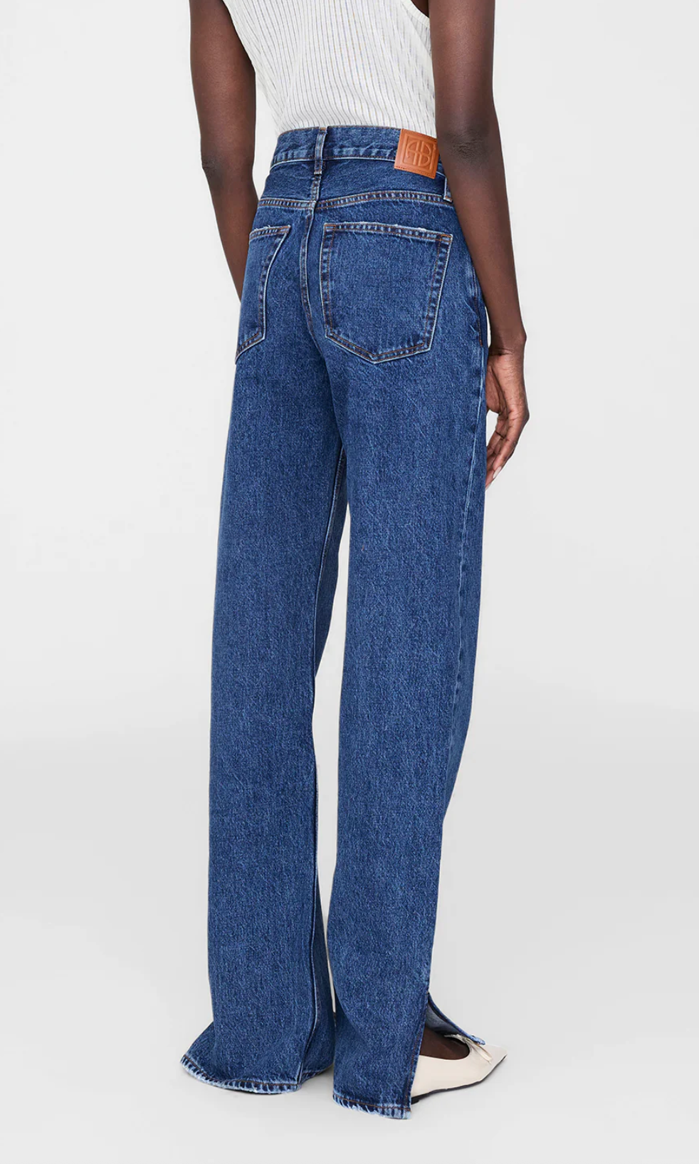 Anine Bing Roy Jean - Clean Indigo Denim