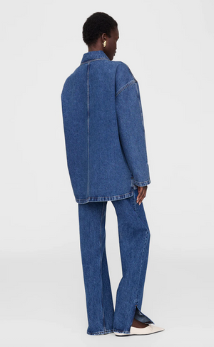 Anine Bing Luca Jacket - Clean Indigo Denim