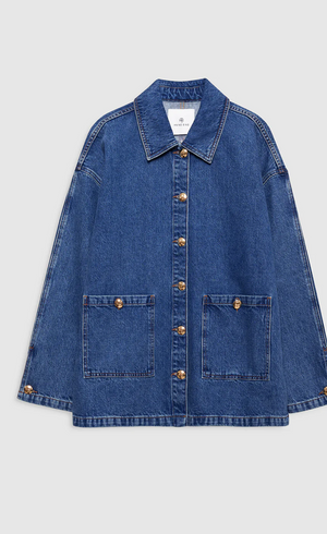 Anine Bing Luca Jacket - Clean Indigo Denim