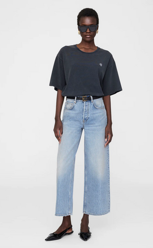 Anine Bing Ruby Tee Empowerment - Washed Black