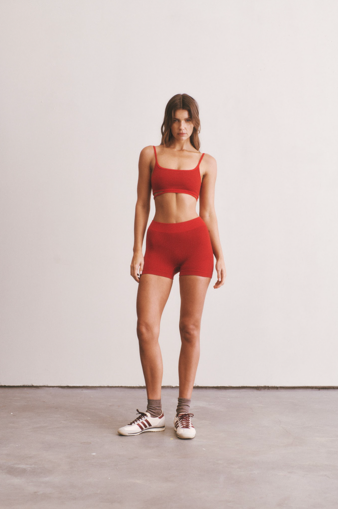 Nagnata Class Wool Micro Short - Crimson