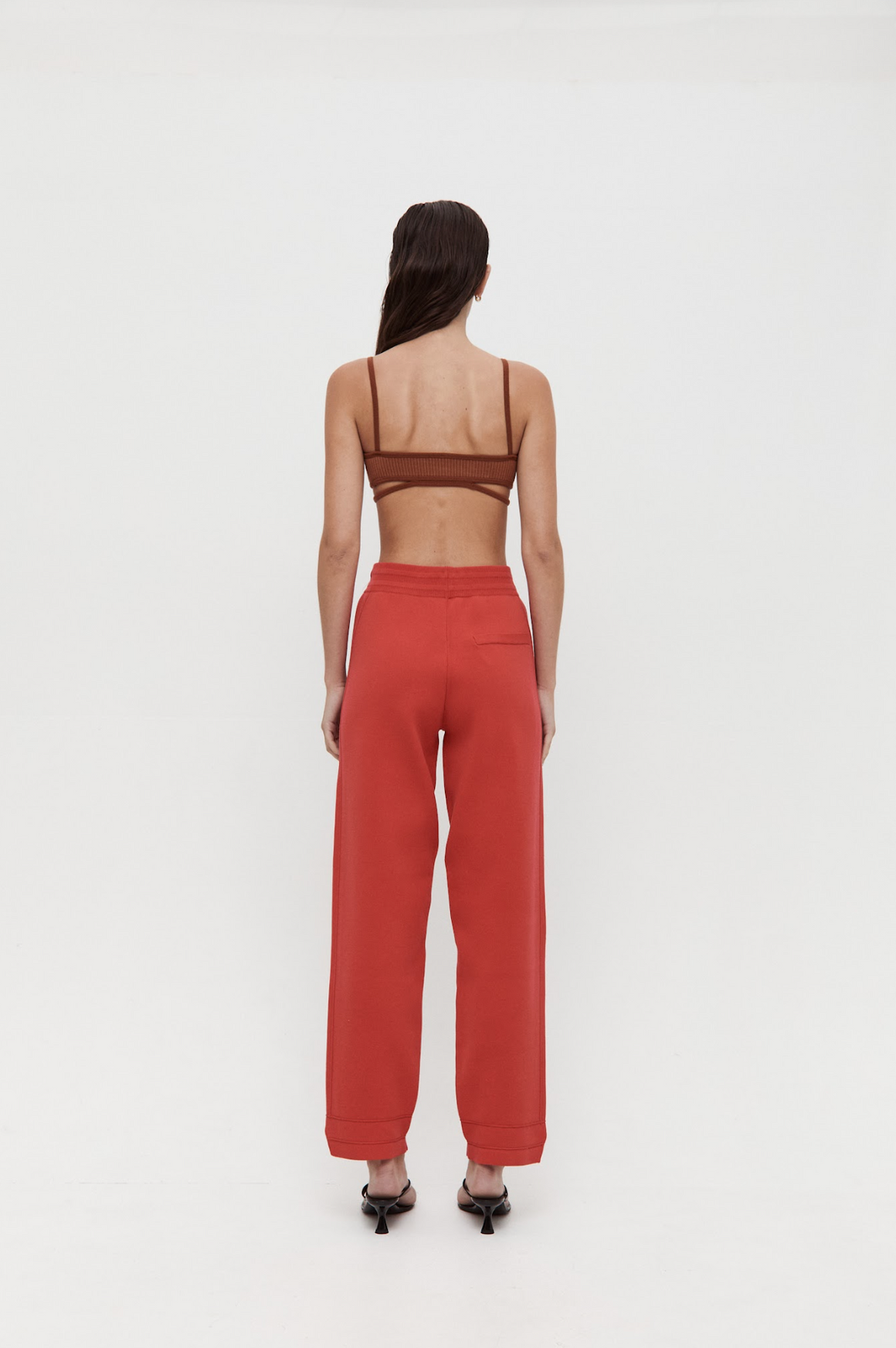 Nagnata Organic Motley Track Pant - Crimson