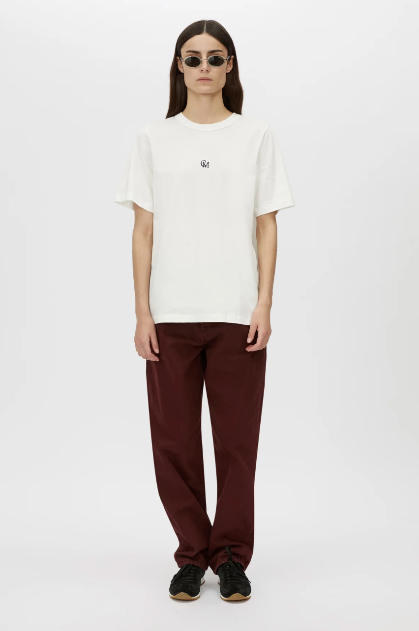 Camilla and Marc Lyra Logo Tee - Soft White