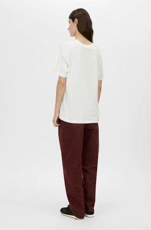 Camilla and Marc Lyra Logo Tee - Soft White