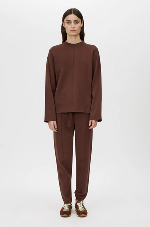 Lyndon Knit Pant - Chocolate