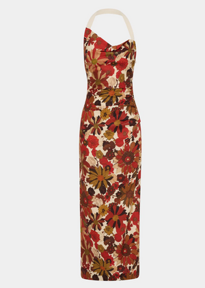 SIR. Castella Gathered Midi Dress